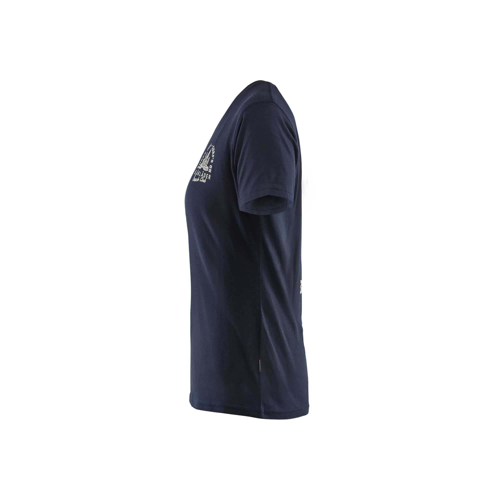 BLAKLADER 94171042 Women's T shirt Blaklader Beach Club Short Sleeve Work T-Shirt WOMEN - 100% Cotton